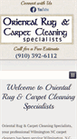 Mobile Screenshot of orientalrugcleaningnc.com